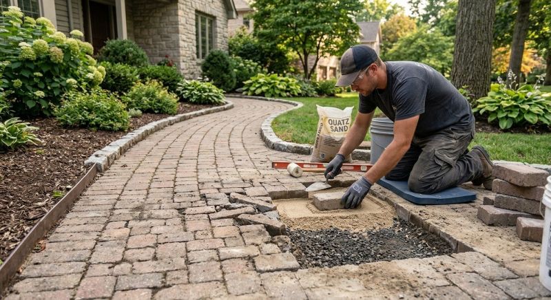 Paver Walkway Cleaning Service