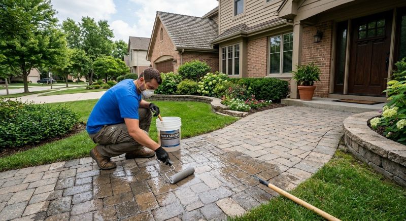 Paver Driveway Sealing in Renton, WA